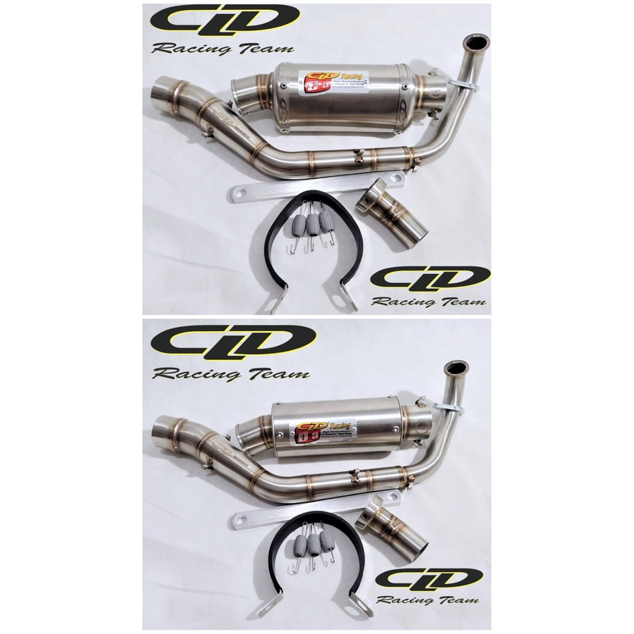 Knalpot Original CLD Type C3 Bulat C3 Oval Genio Beat 2020 Scoopy 2020