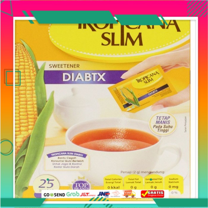 

Tropicana Slim Sweetener Diabetics 25 x 2,5 g