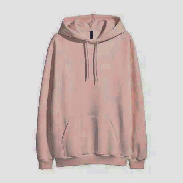 HOODIE H&M / SWEATER HOODIE BASIC HNM / SWEATER HOODIE H&M POLOS PRIA WANITA UNISEX / JAKET H&M-Pink Peach