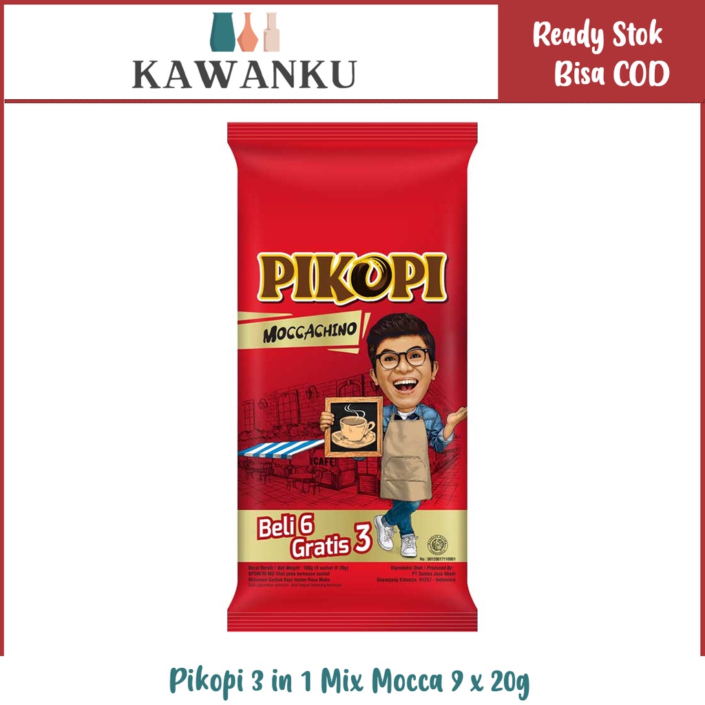 

Pikopi 3 in 1 Mix Mocca 9 x 20g