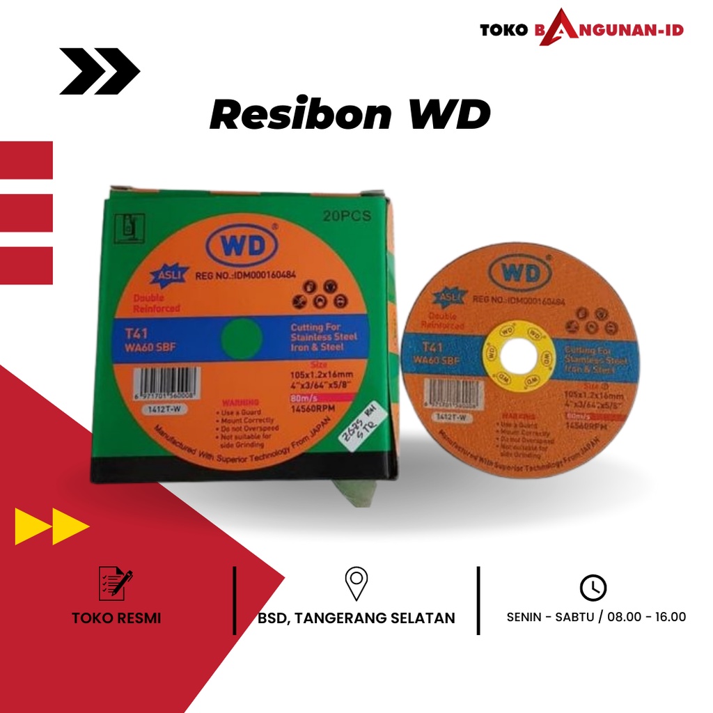 Resibon Potong WD / Mata Gerinda