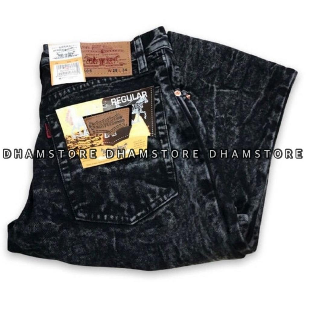 Celana Panjang Jeans Reguler Black Sandwash Celana Panjang Jeans Standart Black Sandwash Celana Panjang Jeans Black Sandwash