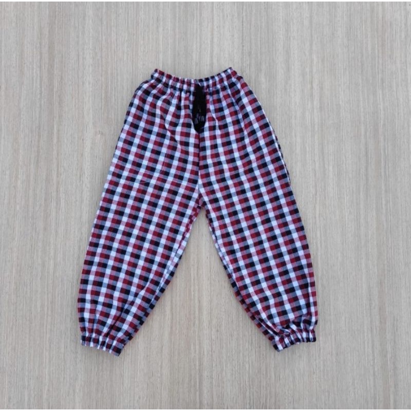 JOGGER ANAK HARIAN JOGGER MOTIF TALI SIZE 2-6THN