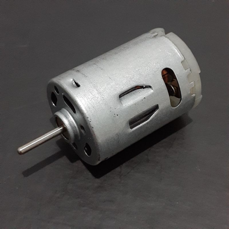 Motor DC RS385 Plastic Back Cover 9000 RPM pada 12V