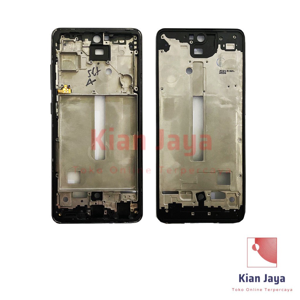 Middle Frame LCD Handphone Samsung Galaxy A52 Tulang Casing Tatakan Bezel Bazel Hp