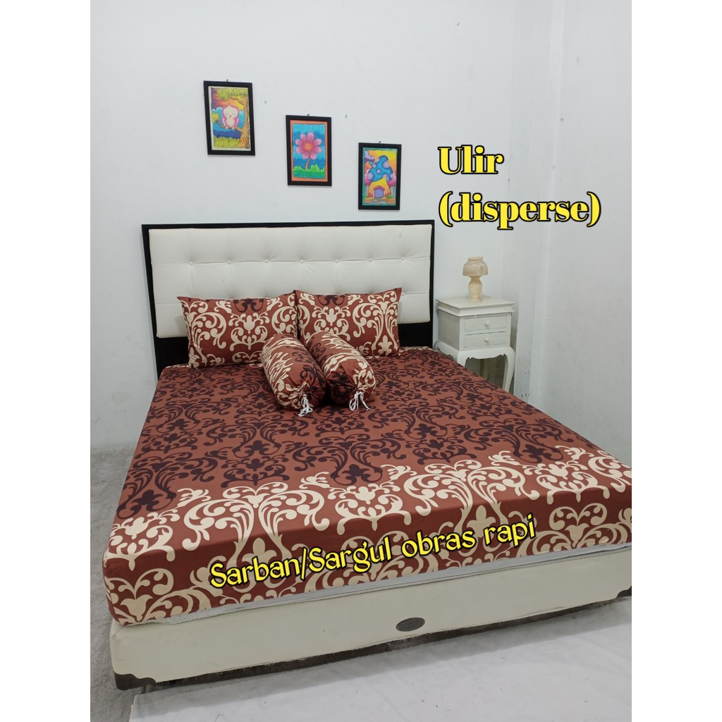 Sprei Katun Motif Batik Ulir