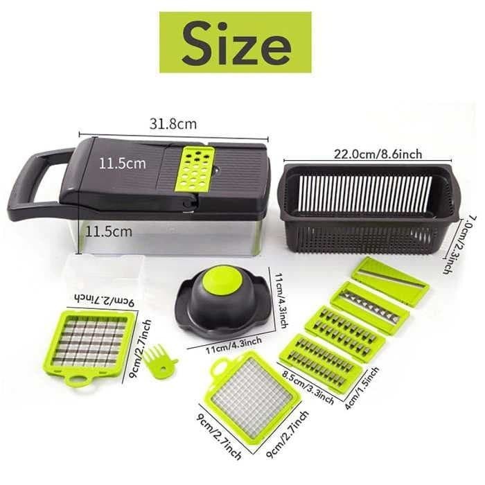 NICER DICER 2 UPGRADE PLUS DRAINING BASKET BASKOM PEMOTONG SERBAGUNA