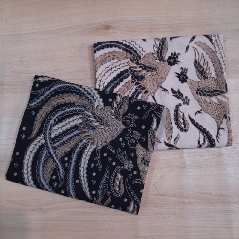 Kain batik solo lawasan burung cendrawasih