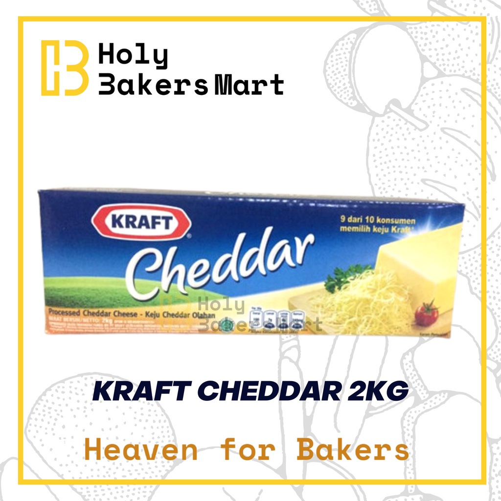 Kraft Cheddar 2KG / Keju Kraft Cheddar 2KG / Keju Kraft 2KG / Kraft 2KG