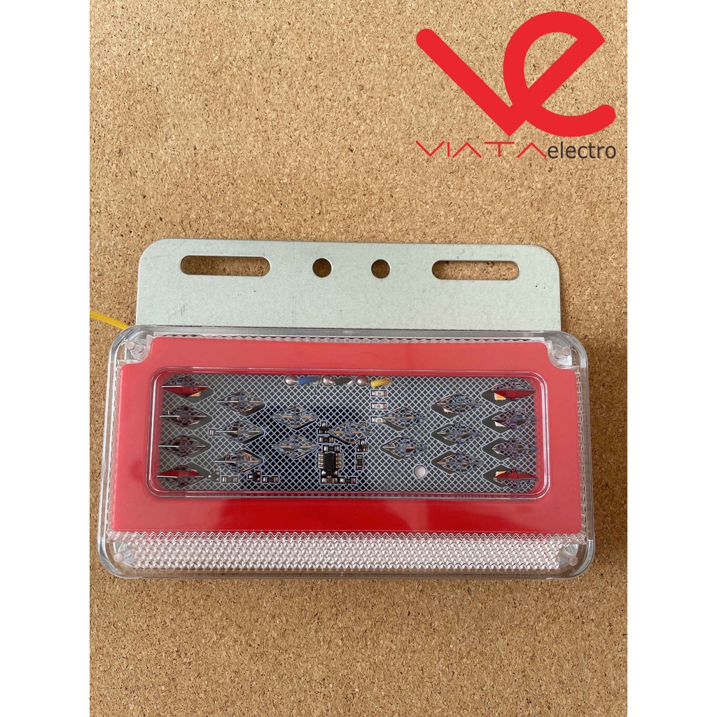 LED BAK TRUK KOTAK KRISTAL 24V LED BAK SAMPING LED SEIN RUNNING STOPLAMP