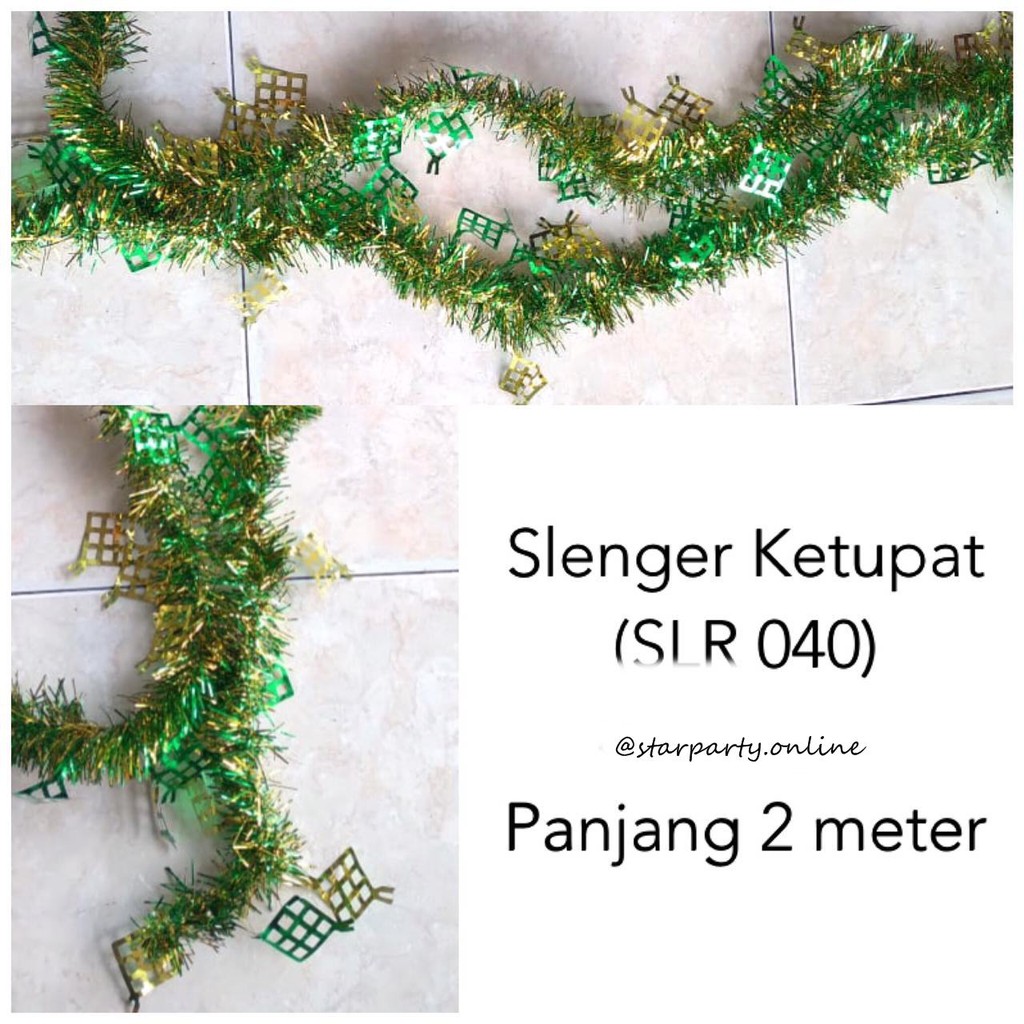 Slenger Ketupat / Slinger Idul Fitri / Dekorasi Lebaran