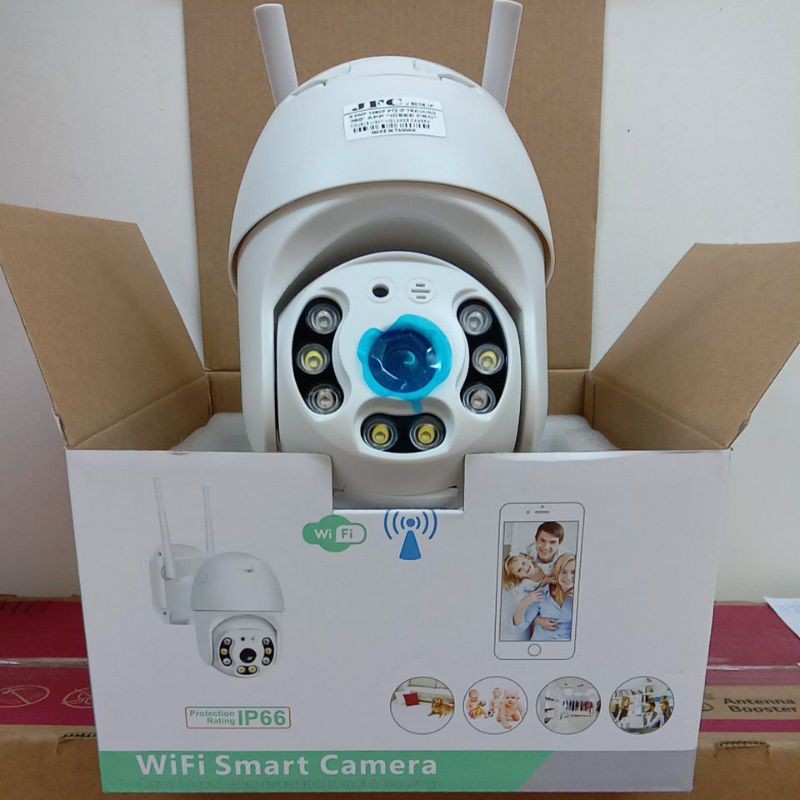 IP CAMERA OUTDOOR WIFI PTZ DOUBLE LIGHT VIGILANCE 5MP 1080P