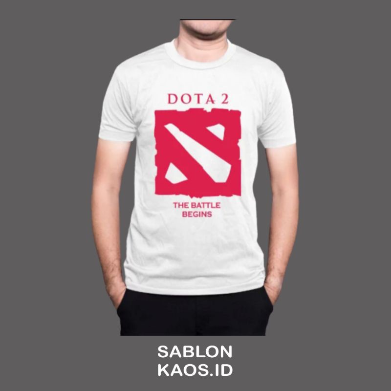 T-shirt Baju Kaos Logo Dota 2