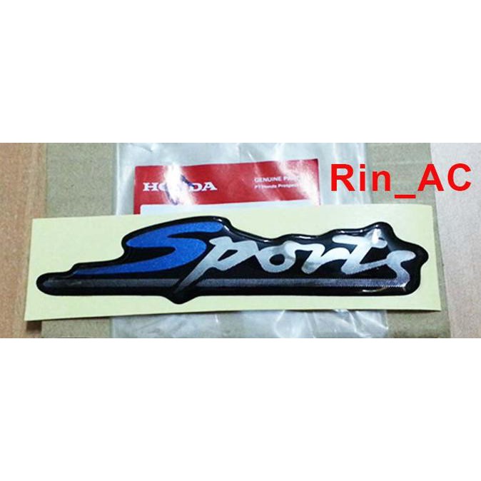 ( BISA COD ) Sticker / Stiker "Sports" Honda Jazz GD3 VTEC Tahun 2004-2008 ORIGINAL TERUJI [Kode