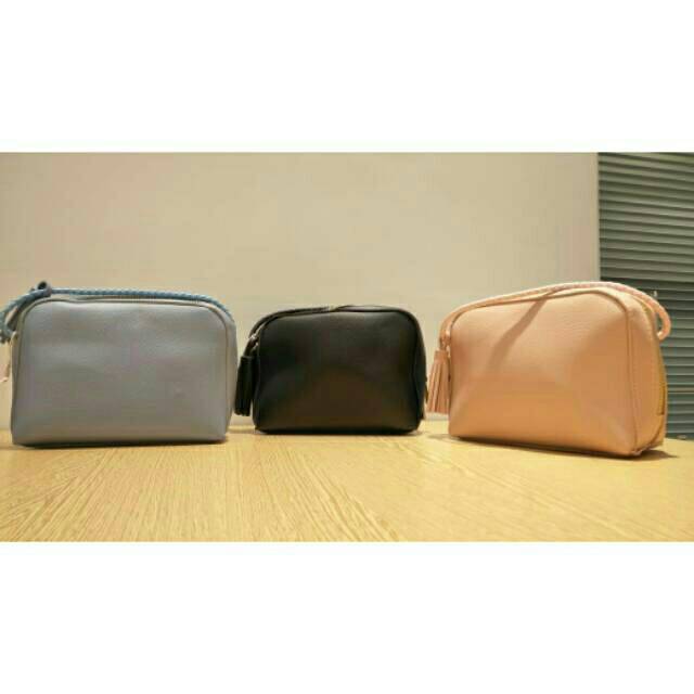 MINISO Solid Color Rectangle Crossbody Bag