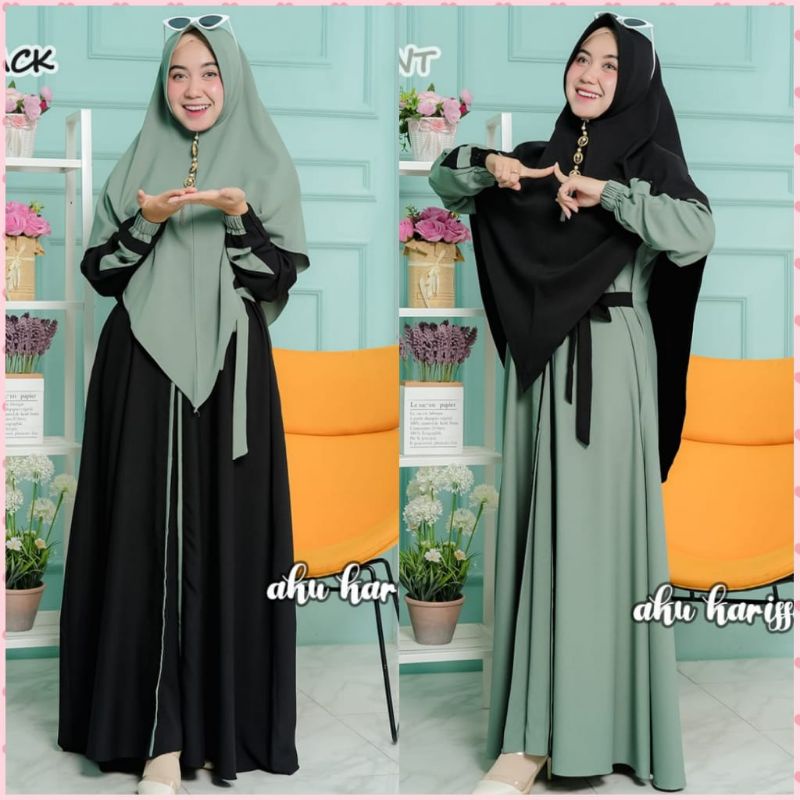 READY HANIZA SET SYAR'I AKU KARISSA//GAMIS BEST SELLER-3