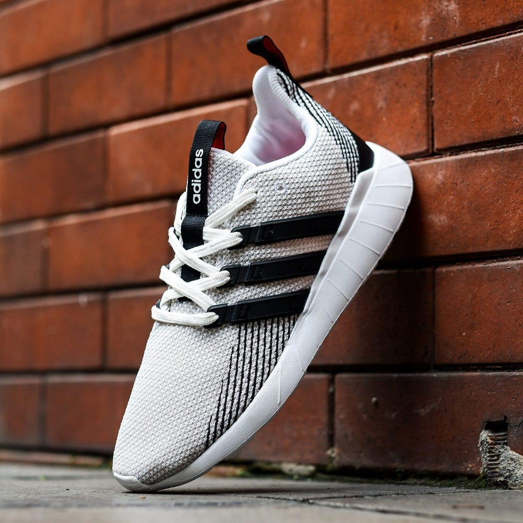 ADIDAS QUESTAR FLOW WHITE BLACK ORIGINAL