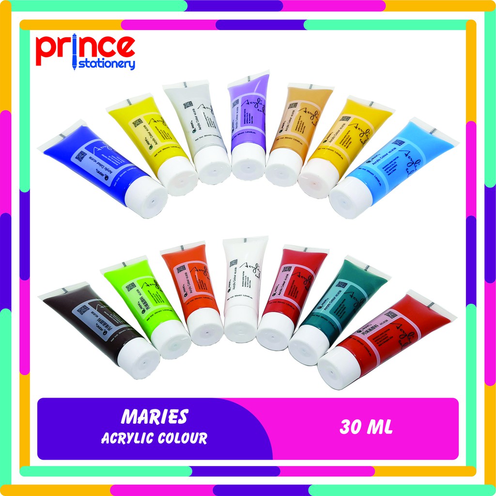

MARIES ACRYLIC COLOUR 30 ML / CAT AKRILIK MARIES 30 ML