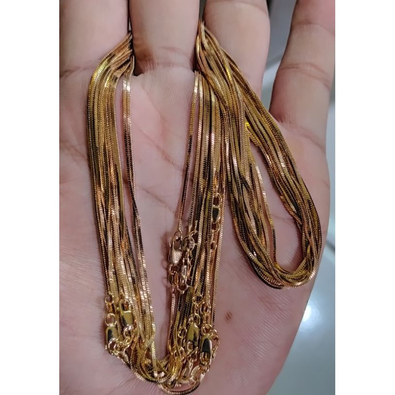 Kalung perak kasandra panjang kalung 45cm