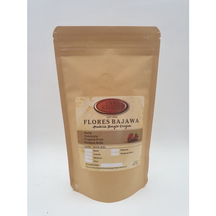 

t01thy Kopi Arabika Flores Bajawa 250 Gram (Biji/Bubuk) - Biji Ds20X11