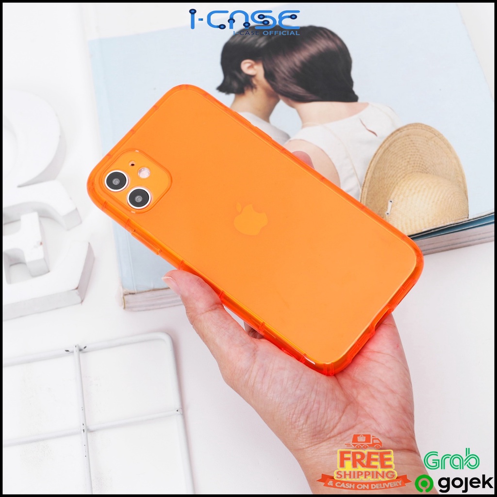 Neon Lens Cover Soft Case for iPhone 6 7 8 + X XS XR 11 Pro Max iCase