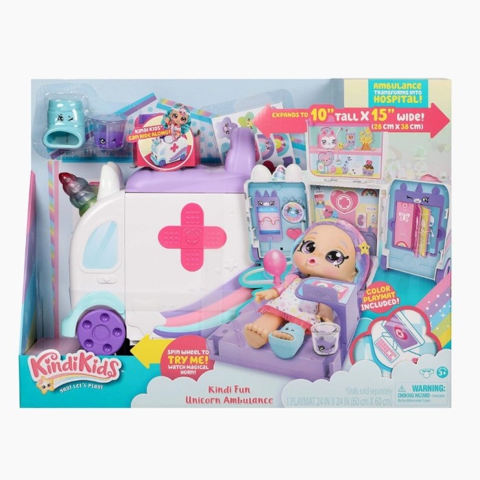 Kindi Kids Kindi Fun Unicorn Ambulance Original