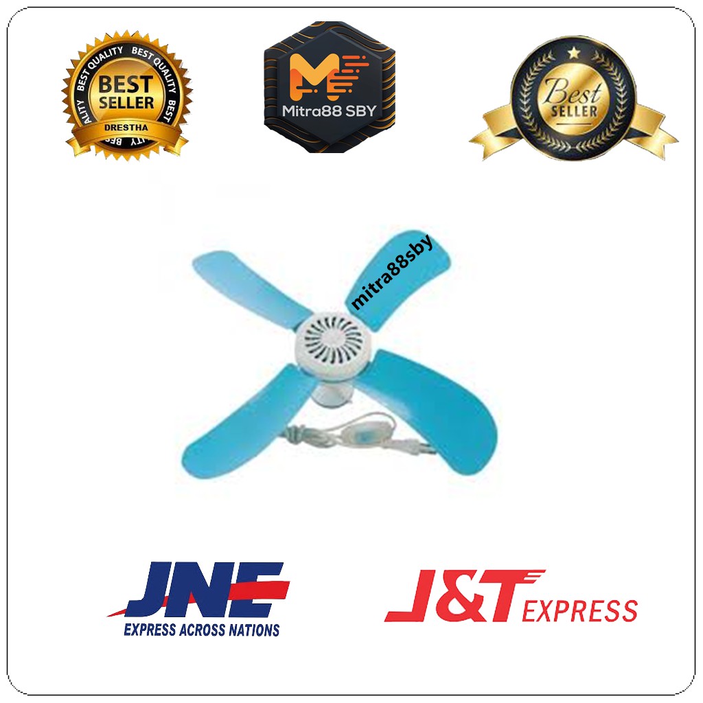 Mitra88sby Kipas Angin Gantung ( Helifan  Mini Portable Heli Fan )