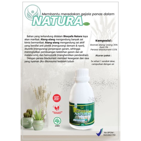 Biosyafa Natura / Biosyafa G10 Probiotik Siklus
