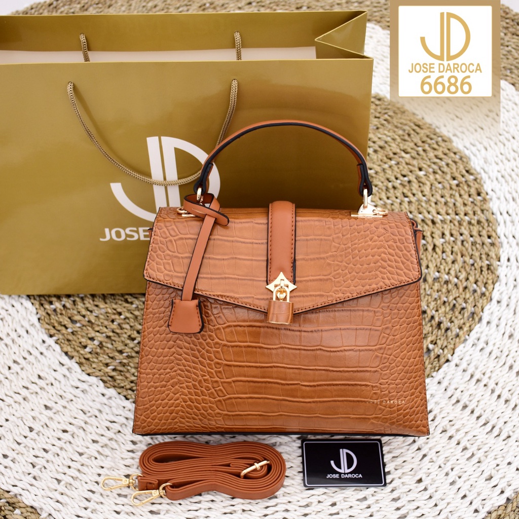 TAS WANITA HAND BAG JOSE DAROCA CROCO ~ 6686 ~ (RESTOCK)