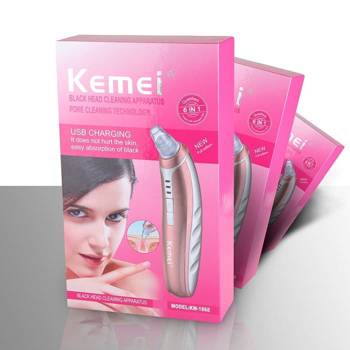 Kemei KM-1868 Electric Portable Removal Blackhead Suction Facial