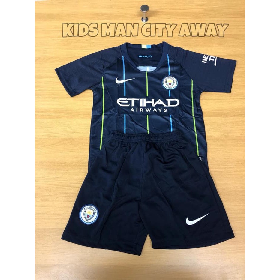 JERSEY MANCHESTER CITY AWAY KIDS ANAK 2018 2019 GRADE ORI