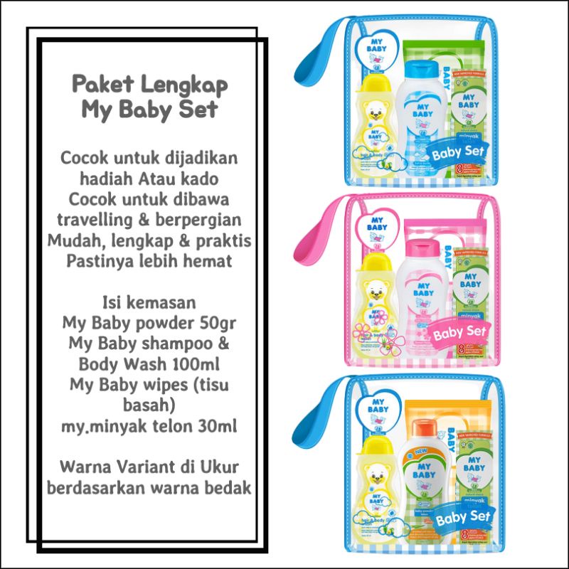 Paket Lengkap My Baby Set Perlengkapan Bayi