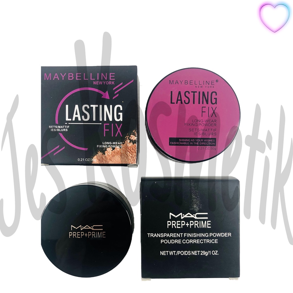 MYB Bedak Tabur Lasting Fix Make Up Mac Transparent Finishing / Grosir Kosmetik / Lusinan