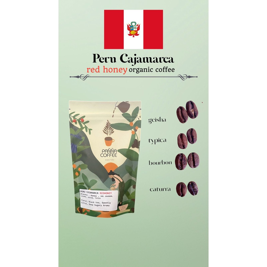 

ASLII Biji Kopi Specialty Peru Coffee Arabika Organik