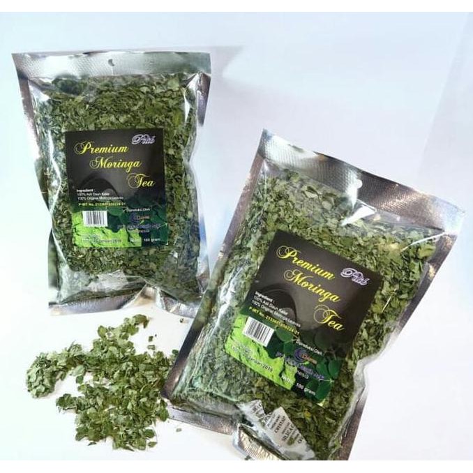 

Premium Moringa Tea 100gr / daun kelor kering