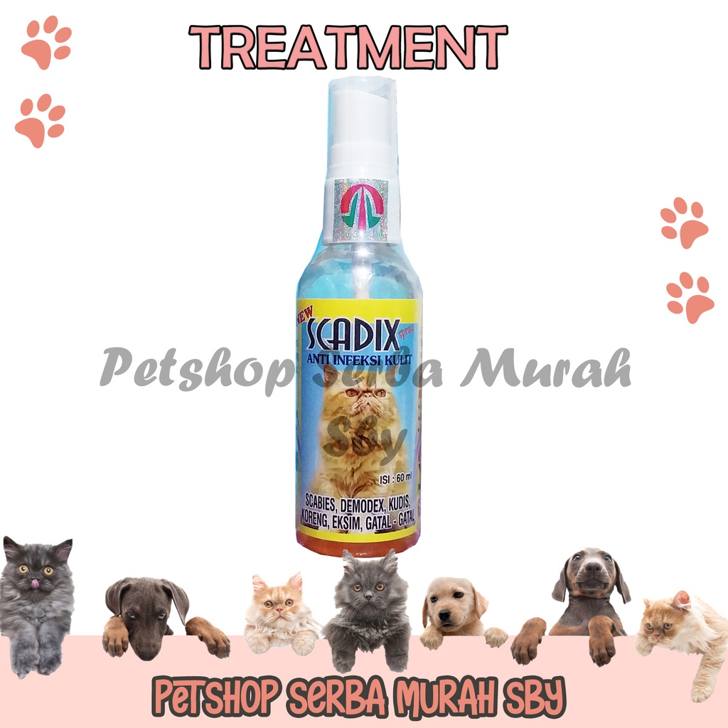 Scadix Spray 60ml - Obat Scabies Demodex Kudis Koreng Eksim Gatal