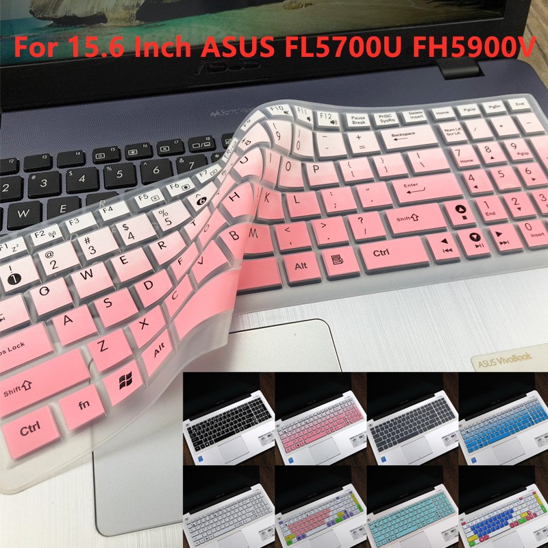 Soft Case Silikon Ultra Tipis Cover Proteksi Keyboard Laptop Asus Fl5700U Fh5900V 15.6 &quot;