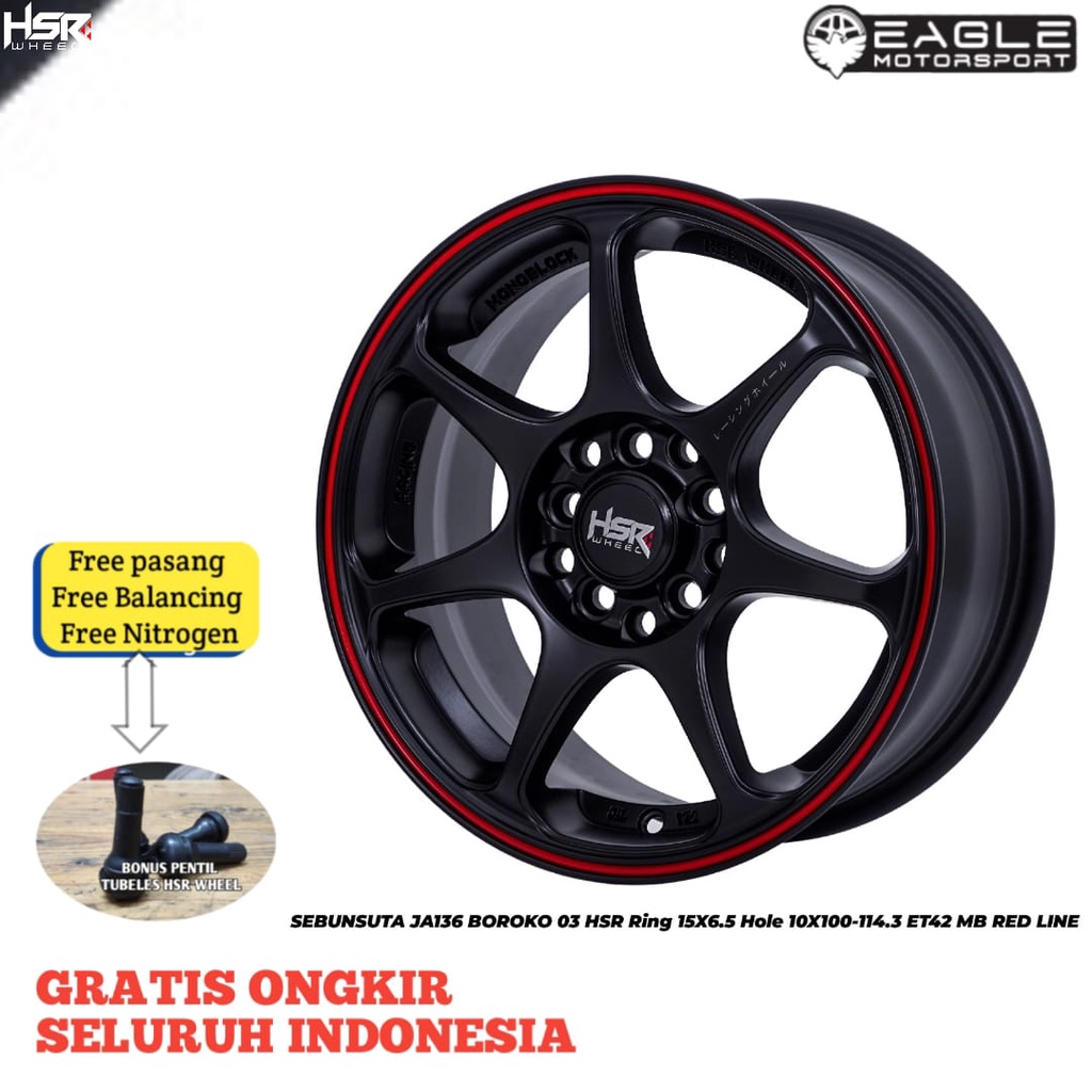 Velg R15 Pelek Mobil Sienta Altis Corona Innova Terios Rush ORIGINAL HSR SEBUNSUTA Ring 15