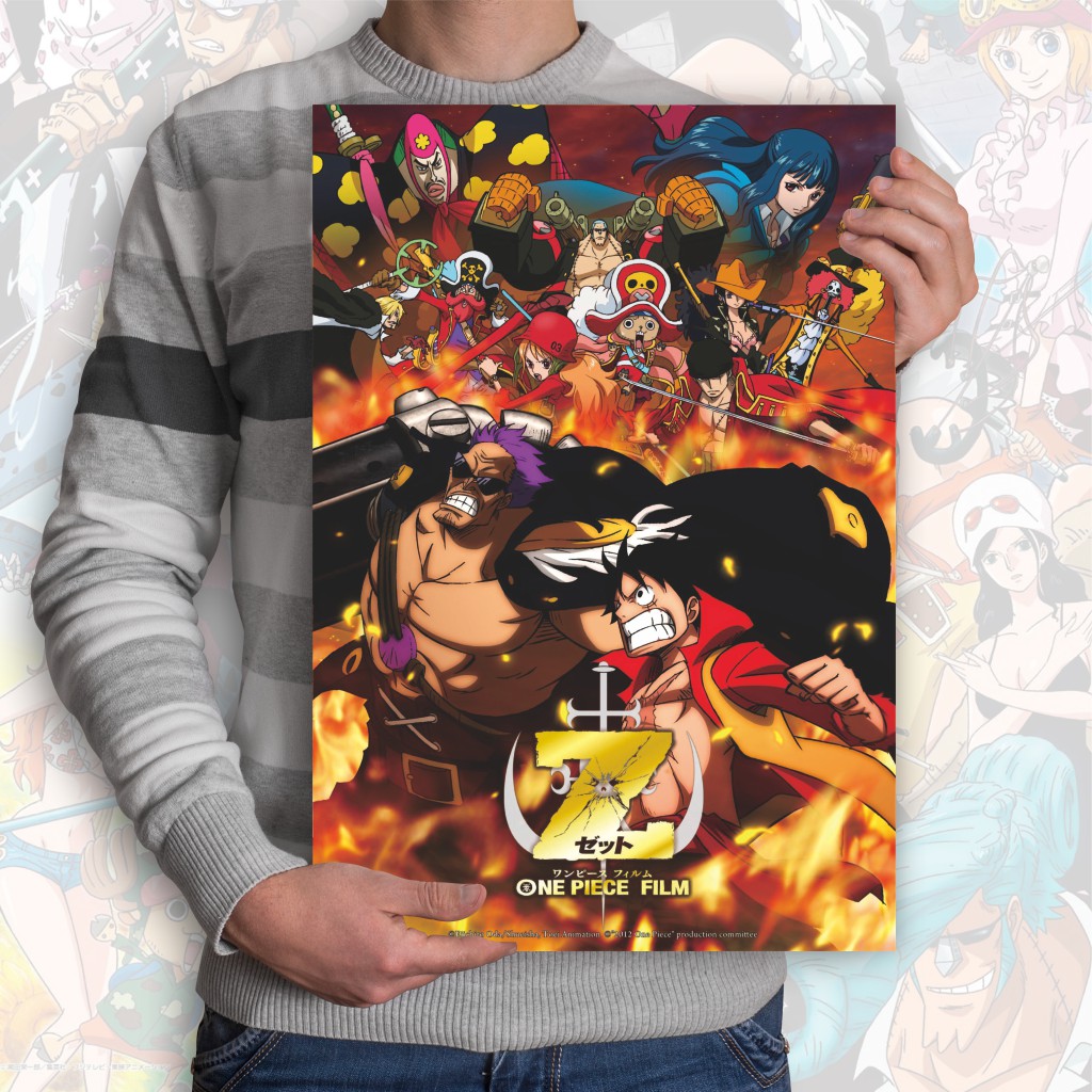 Poster Anime One Piece - Size A3+ Luffy Zoro Nami Robin-11 One Piece