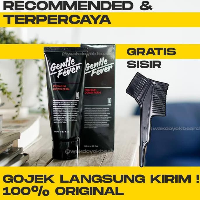 Termurah Gentle Fever Down Foam - Merapihkan Rambut Ikal Dan Berantakan