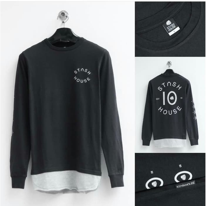 THE STASH HOUSE KAOS LENGAN PANJANG SKATE BORD [ORIGINAL] STASH HOUSE