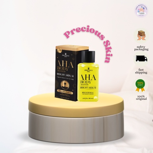 [100% ORI] PRECIOUS SKIN AHA MIMI WHITE BOOSTER BRIGHT SERUM | SERUM BADAN MENCERAHKAN | SERUM PEMUT