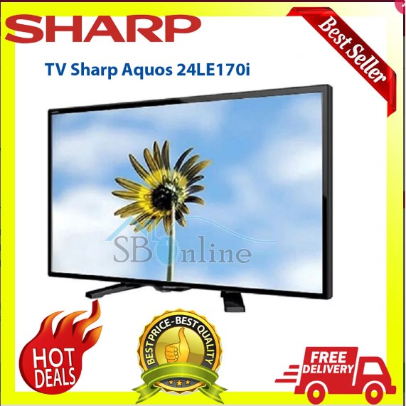 Best Seller TV LED 24 Inch Sharp Aquos 24LE170i Murah