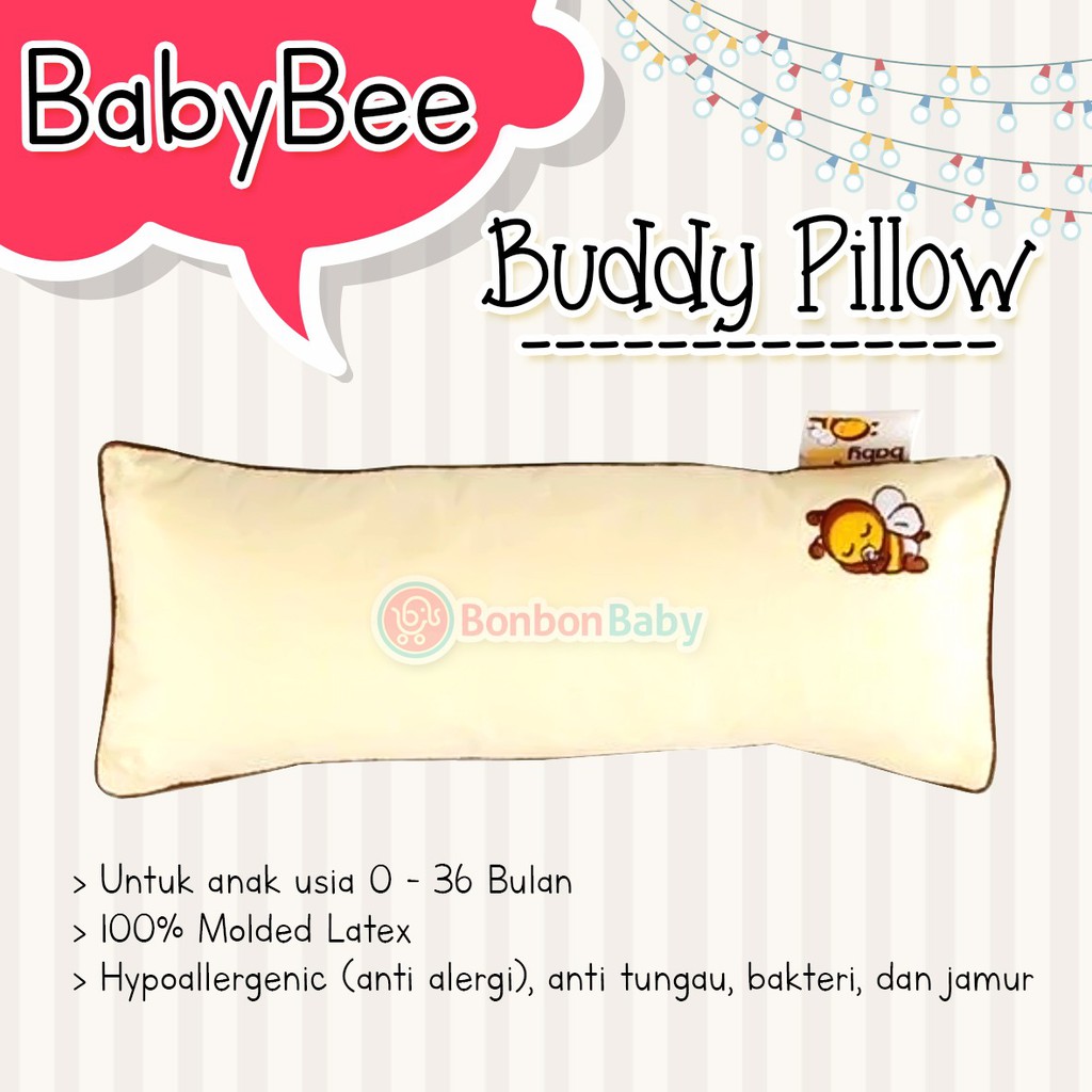 Bantal bayi Babybee buddy pillow