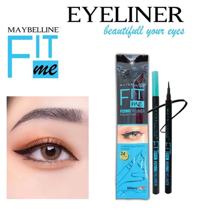 Hope store - Eyeliner Maybelline Fit Me 1Pcs - Tahan Lama Dan Anti Air