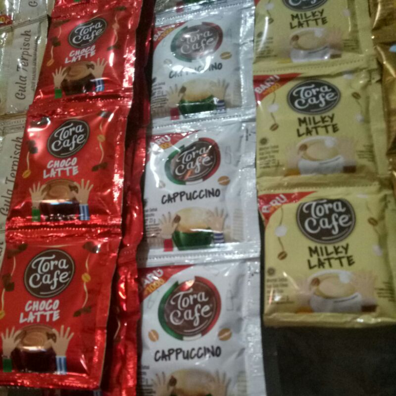 

Tora cafe cappuccino renteng isi 10x23g