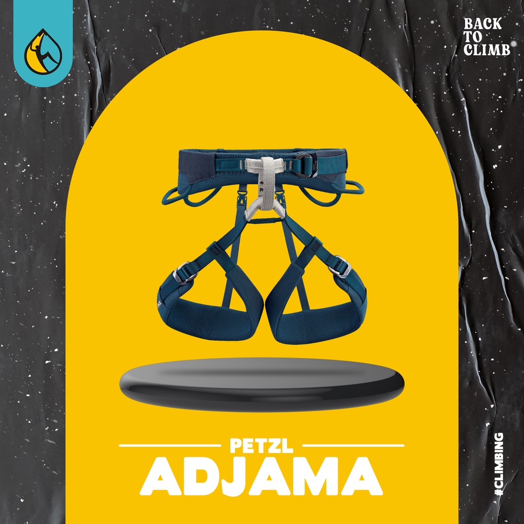 Harness Petzl Adjama Terbaru - Safety Panjat Tebing - Harnest Climbing