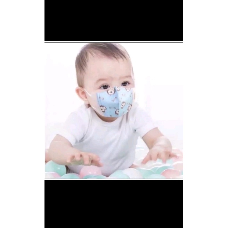 MASKER BAYI 0-3TAHUN 1 PACK ISI (10PCS) DN0087