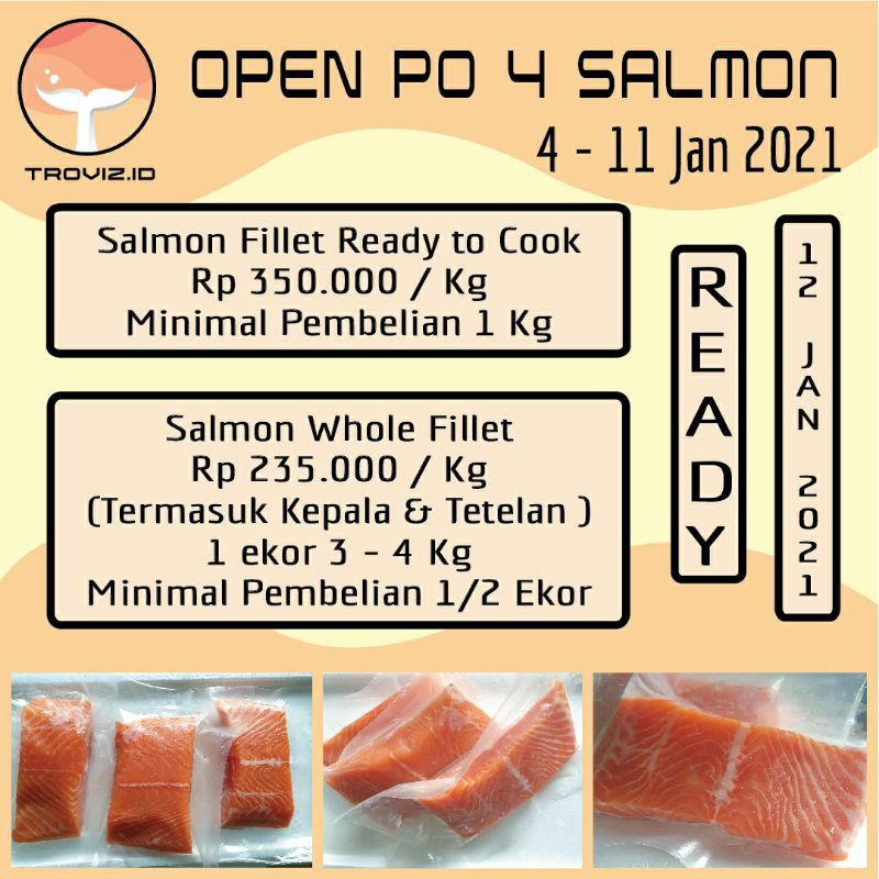 

Norwegian Salmon Fillet Bersih 1 kg