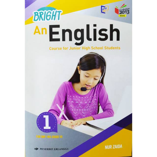 BUKU BAHASA INGGRIS BRIGHT AN ENGLISH SMP KELAS VII 7 NUR